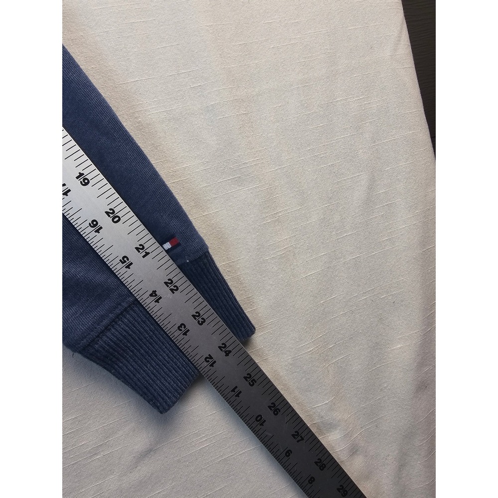 Tommy Hilfiger Mens XS Blue Athl Dept Graphic Long Sleeve Crew Neck Shirt - Picture 7 of 11